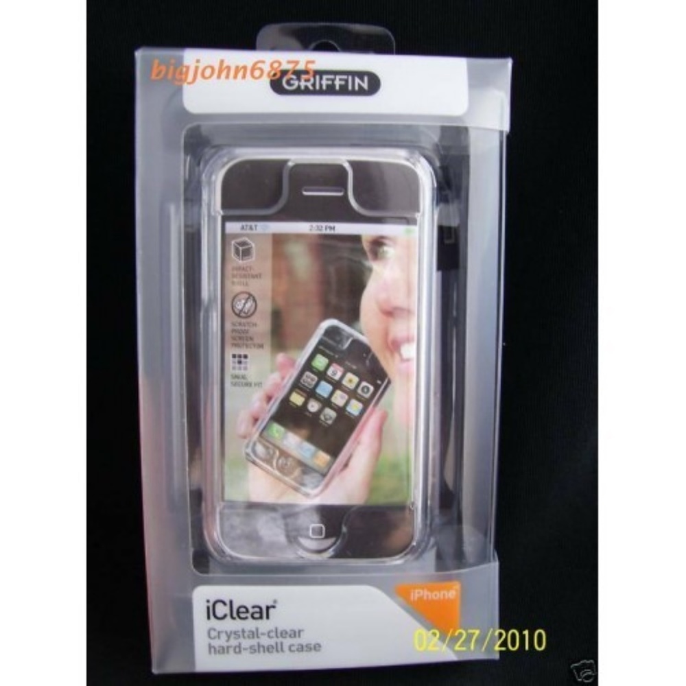 NEW GRIFFIN iClear Hard Case clip  iPhone 1st Gen